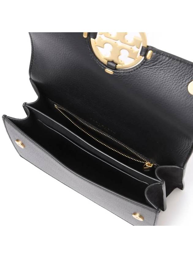 Miller Small Flap Shoulder Bag Black - TORY BURCH - BALAAN 5