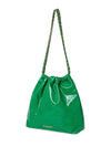 MUFFY LEATHER chainGREEN - RHEEMIN - BALAAN 3