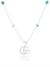 Marmont Double G Pendant Necklace YBB527399001 527399 - GUCCI - BALAAN 1