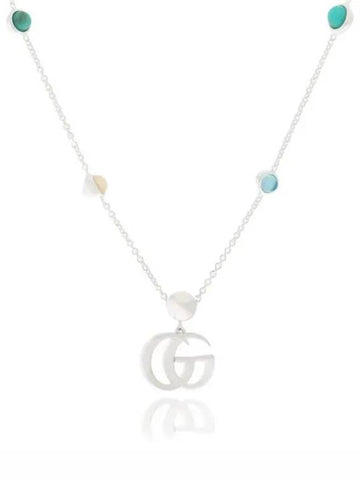 Marmont Double G Pendant Necklace YBB527399001 527399 - GUCCI - BALAAN 1