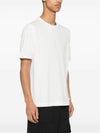 Tacting Piquet Logo Short Sleeve T-Shirt White - CP COMPANY - BALAAN 4