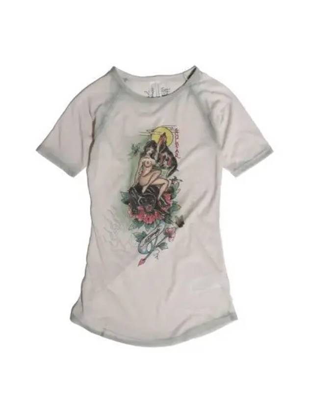 Ed Hardy Brush Raglan Short Sleeve T Shirt Low - SCULPTOR - BALAAN 1