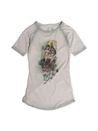 Ed Hardy Brush Raglan Short Sleeve T Shirt Low - SCULPTOR - BALAAN 1