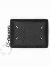 4 Stitch Keyring Card Wallet Black - MAISON MARGIELA - BALAAN 2