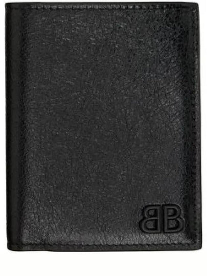 Monaco Vertical Half Wallet Black - BALENCIAGA - BALAAN 2