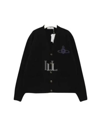 Alex Sphere Intarsia Cardigan Black - VIVIENNE WESTWOOD - BALAAN 2