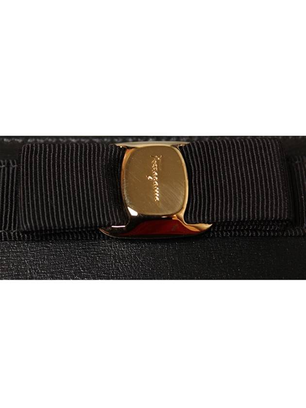 Vara Bow Half Wallet Black - SALVATORE FERRAGAMO - BALAAN 11