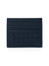 Intrecciato Weaving Card Wallet Navy - BOTTEGA VENETA - BALAAN 2