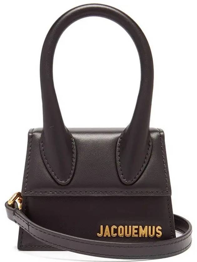 Jacquemus CHIQUITO mini leather bag gold logo bag - JACQUEMUS - BALAAN 1