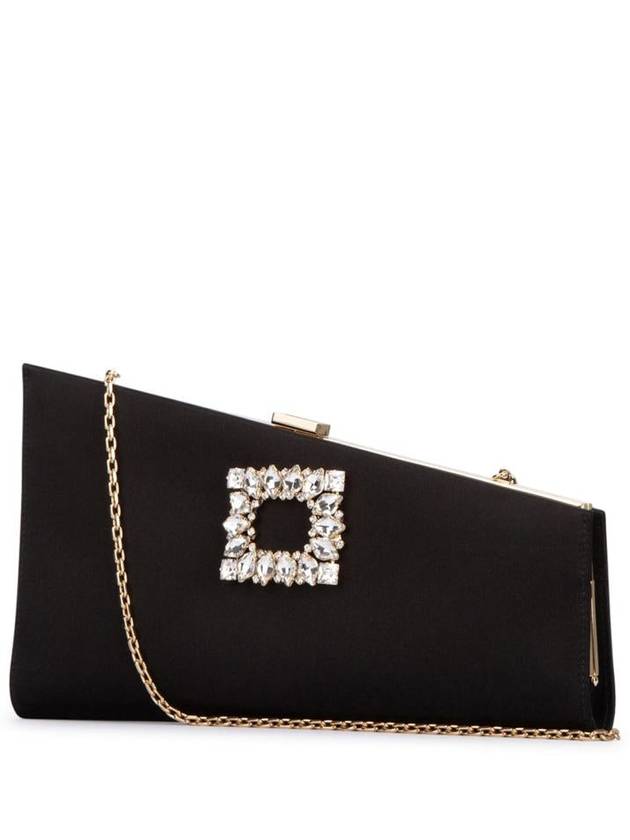 23 fw Asymmetric Strass Buckle Clutch RBWAOOX0200RS0B999 B0020508501 - ROGER VIVIER - BALAAN 3