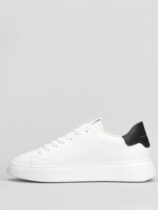 Men's Temple Tennis Black Tab Low Top Sneakers White - PHILIPPE MODEL - BALAAN 4