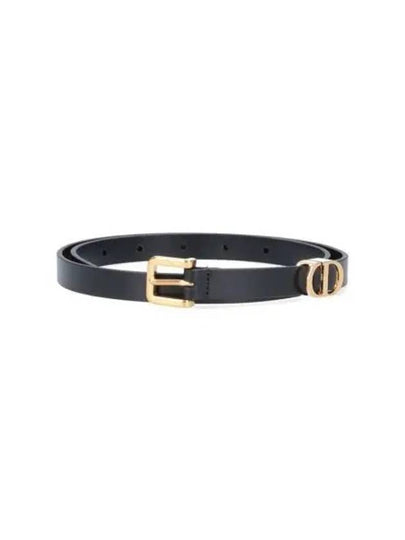 30 Montaigne 15MM Loop Ultrasoft Calfskin Belt Black - DIOR - BALAAN 2