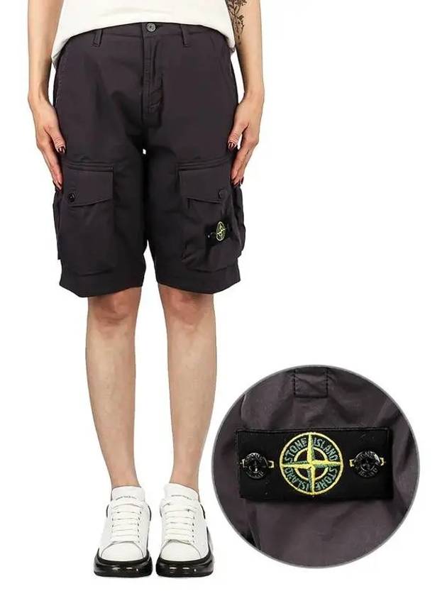 7816L0301 V1026 Kids Waffen Shorts Purple 271522 - STONE ISLAND - BALAAN 1