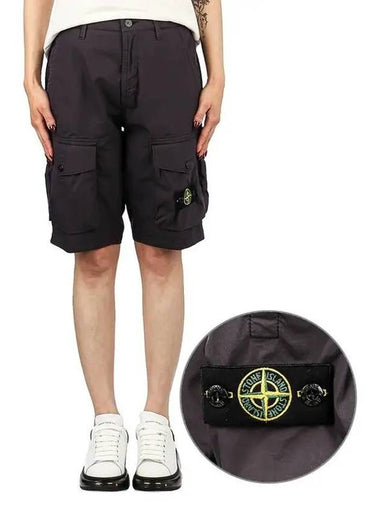 Kids Waffen Shorts 7816L0301 V1026 Purple 271522 - STONE ISLAND - BALAAN 1