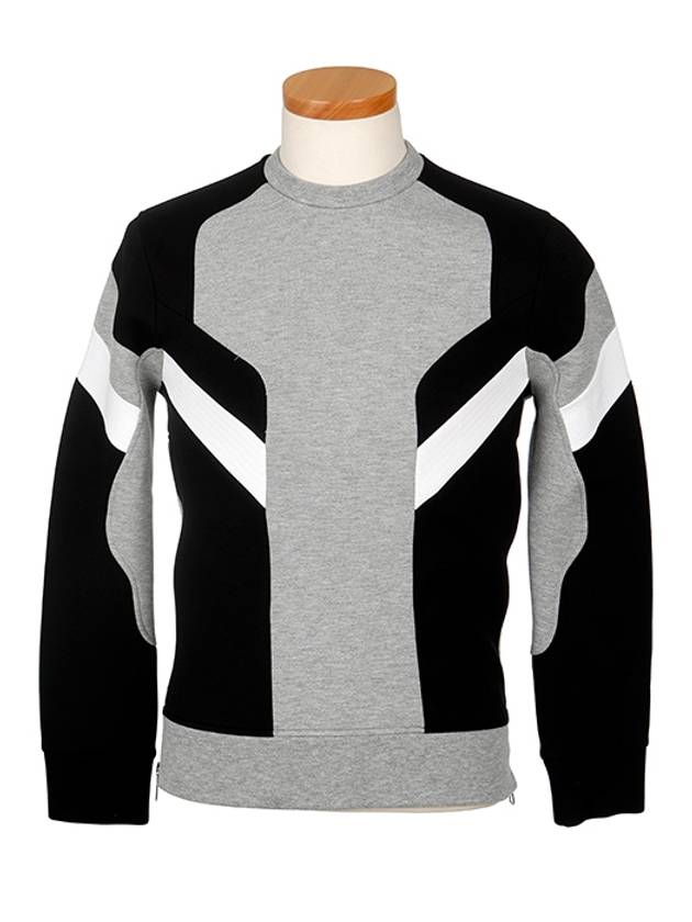 Modernist Sweatshirt Grey - NEIL BARRETT - BALAAN 2