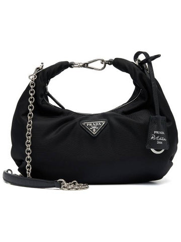 Re edition 2006 nylon chain cross bag hobo 1BH172 - PRADA - BALAAN 1