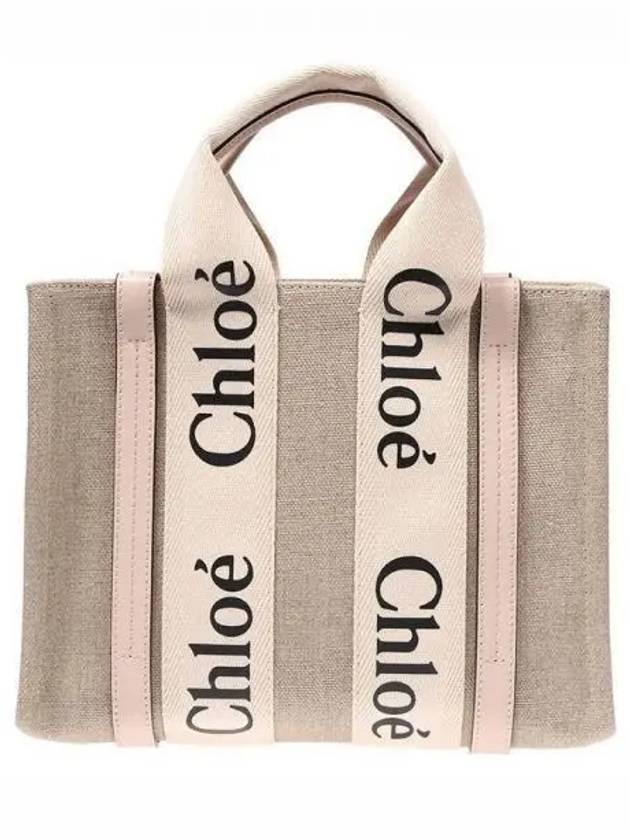 CHC22AS397I26 6J5 Woody Small Tote Bag 1327787 - CHLOE - BALAAN 1