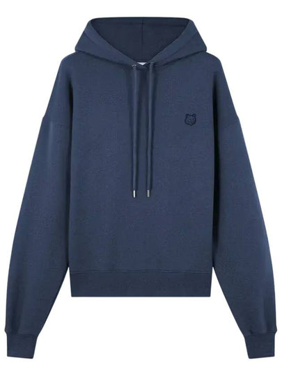 Bold Head Fox Patch Comfort Hoodie Ink Blue - MAISON KITSUNE - BALAAN 2