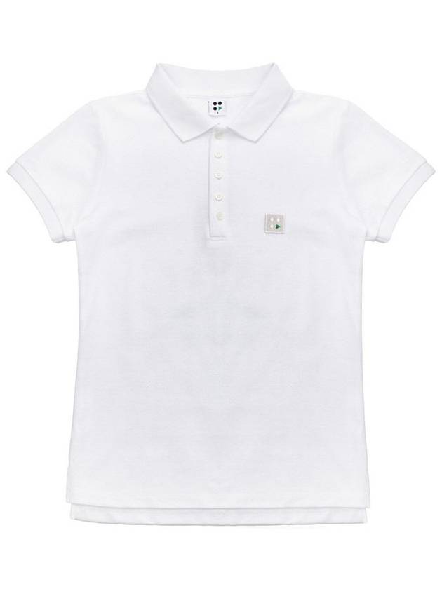 Slim collar short sleeve PK t-shirt white - BUTTONPLAY - BALAAN 1