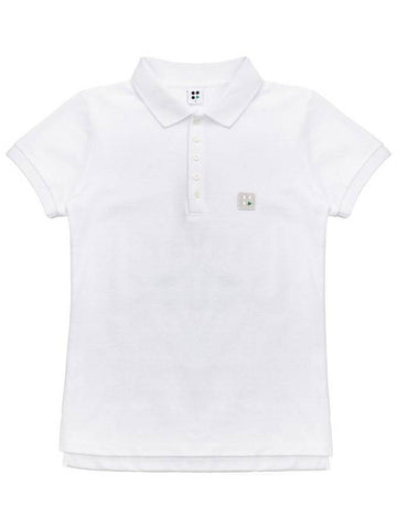 Slim collar short sleeve PK t-shirt white - BUTTONPLAY - BALAAN 1