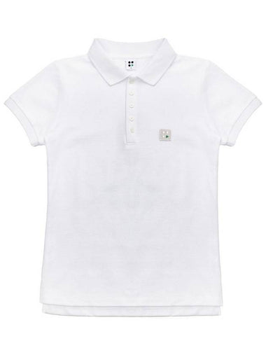 Slim collar short sleeve PK t-shirt white - BUTTONPLAY - BALAAN 1