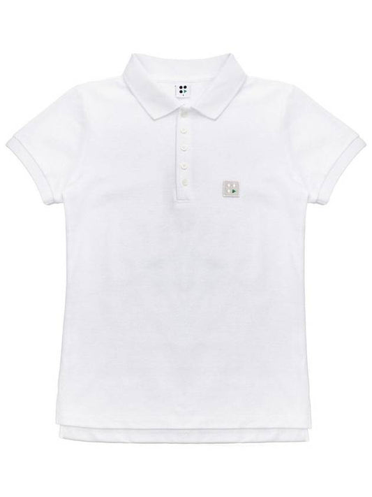 Slim collar short sleeve PK t-shirt white - BUTTONPLAY - BALAAN 1