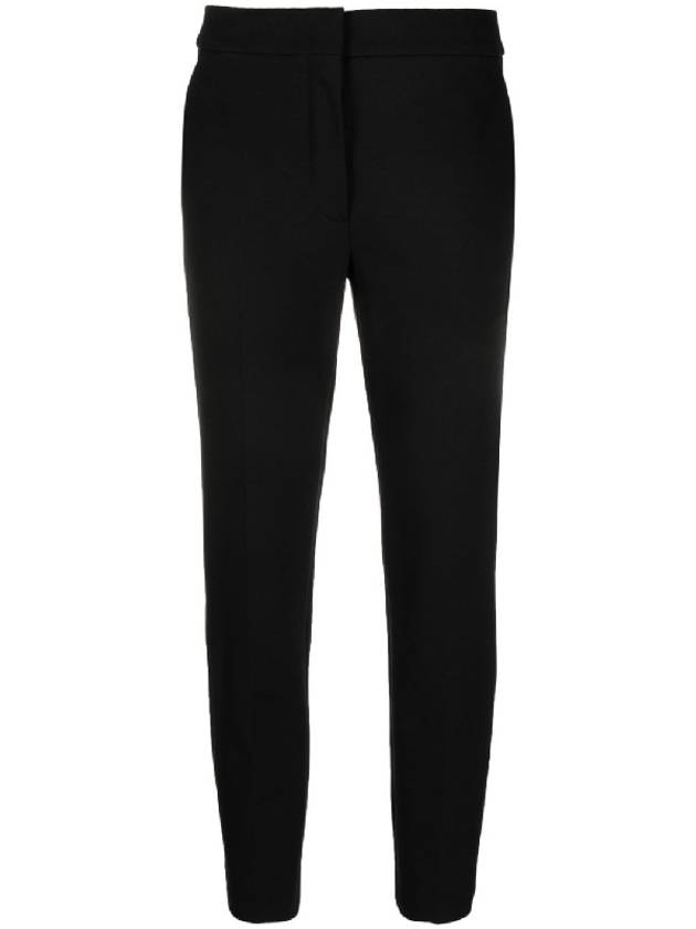 Pegno Crop Rayon Viscose Slacks Black - MAX MARA - BALAAN 2