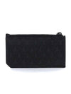 Monogram Zipper Card Wallet Black - SAINT LAURENT - BALAAN 3