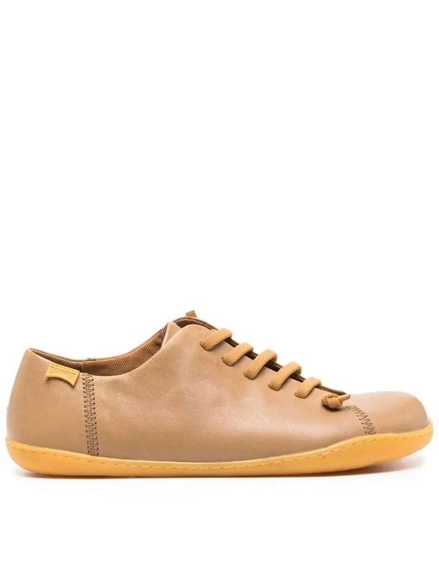 Peu Leather Low Top Sneakers Brown - CAMPER - BALAAN 2