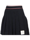 University Striped Mini Pleated Skirt Navy - THOM BROWNE - BALAAN 9