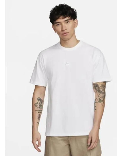 Premium Essentials Short Sleeve T-Shirt White - NIKE - BALAAN 2