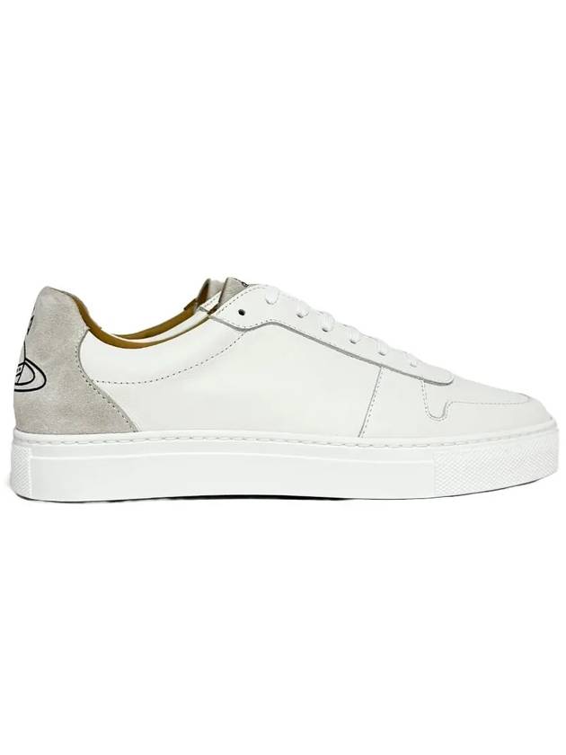 Classic ORB Logo Low Top Sneakers White - VIVIENNE WESTWOOD - BALAAN 2