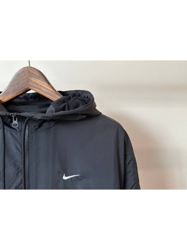 Sportswear Classic Woven Loose UV Protection Hooded Jacket Black - NIKE - BALAAN 3