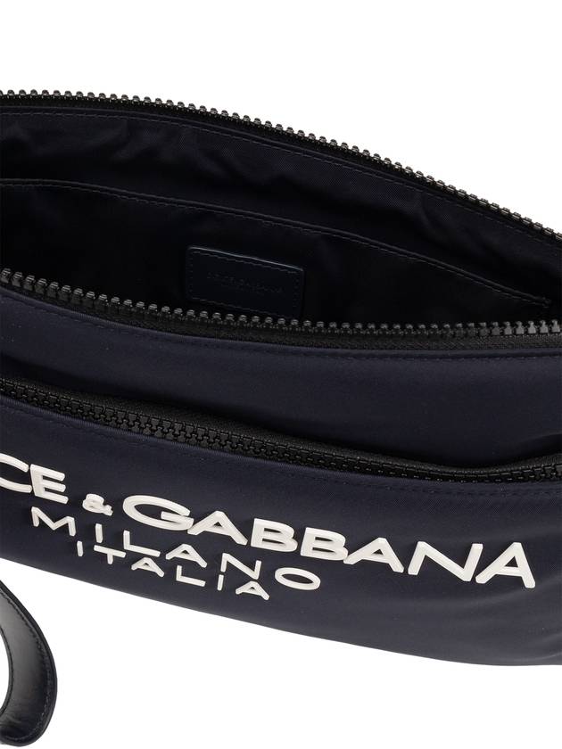 24 ss nylon pouch WITH rubber rise logo Dolce GABBANA BP3259 AG182 8C653 B0230987955 - DOLCE&GABBANA - BALAAN 6