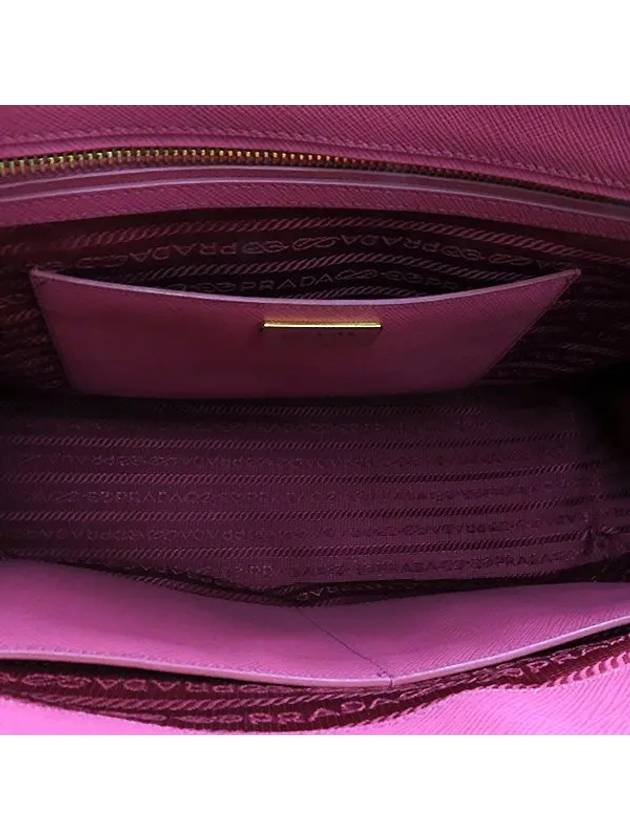 BN2274 Pink Saffiano Lux Tote Bag Shoulder Strap 2WAY - PRADA - BALAAN 5