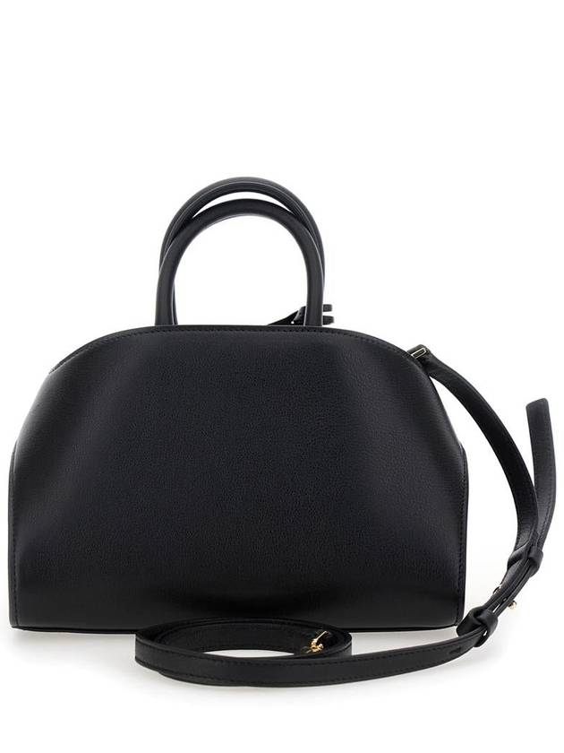 Hug Mini Bag Black - SALVATORE FERRAGAMO - BALAAN 3