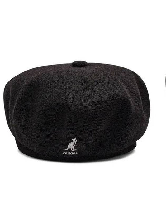 Hat Hunting Cap Bamboo Jacks Beret K3143ST Black - KANGOL - BALAAN 2