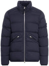 Seamless Tunnel Nylon Down TC Padding Navy - STONE ISLAND - BALAAN 2