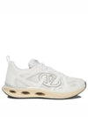 V Logo Low Top Sneakers White - VALENTINO - BALAAN 2