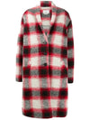 12Th Anniversary Gabriel Check Wool Single Coat Pink - ISABEL MARANT - BALAAN 3