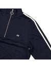 Track Quarter Zipper Sweatshirt Nautic Blue - AMI - BALAAN 5