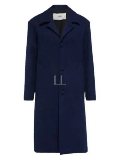 Breasted Single Coat Navy - AMI - BALAAN 2