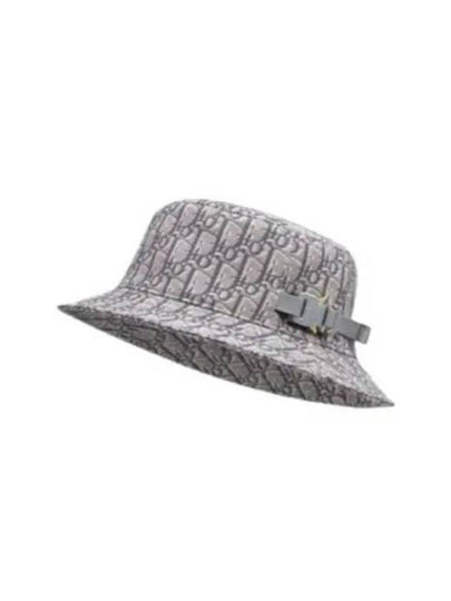 Oblique Jacquard Bucket Hat Deep Grey - DIOR - BALAAN 2