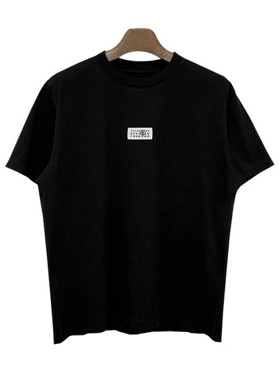 Logo Crew Neck Short Sleeve T-Shirt Black - MAISON MARGIELA - BALAAN 2