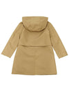 Kids Light Weight Hooded Trench Coat Camel - BURBERRY - BALAAN 4