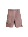 A COLD WALL Multiple Logo Nylon Bermuda Shorts ACWMB183MAUVE - A-COLD-WALL - BALAAN 1