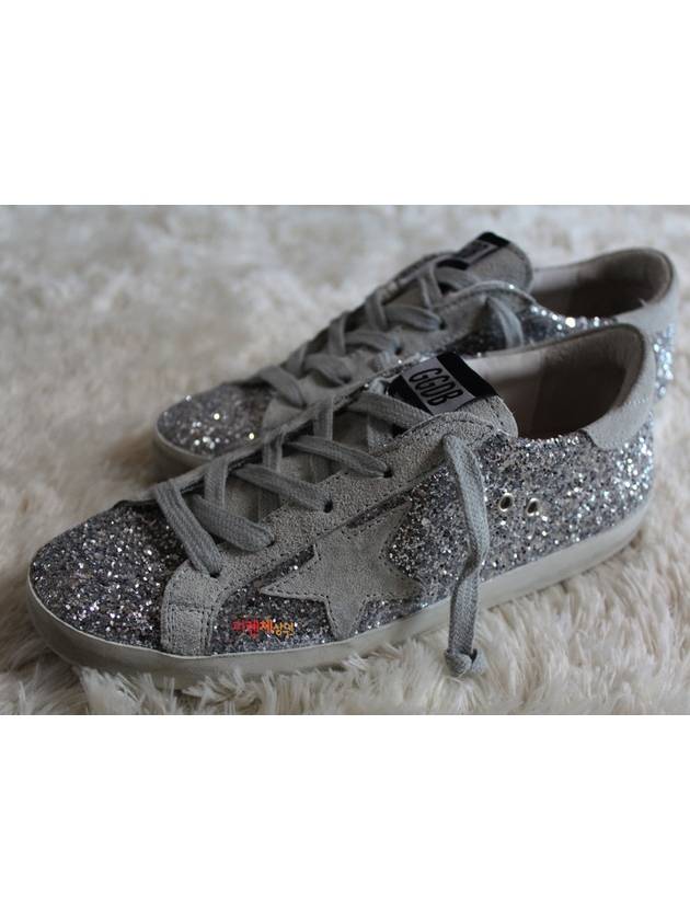 215 size kids silver glitter vintage superstar low - GOLDEN GOOSE - BALAAN 7