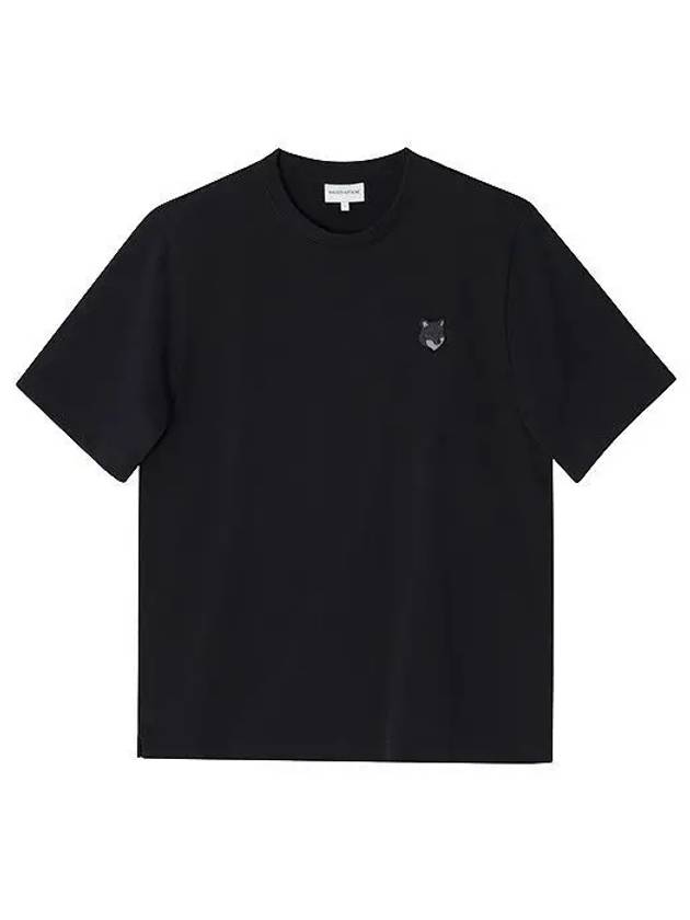 Bold Fox Head Patch Oversized Short Sleeve T-Shirt Black - MAISON KITSUNE - BALAAN 2