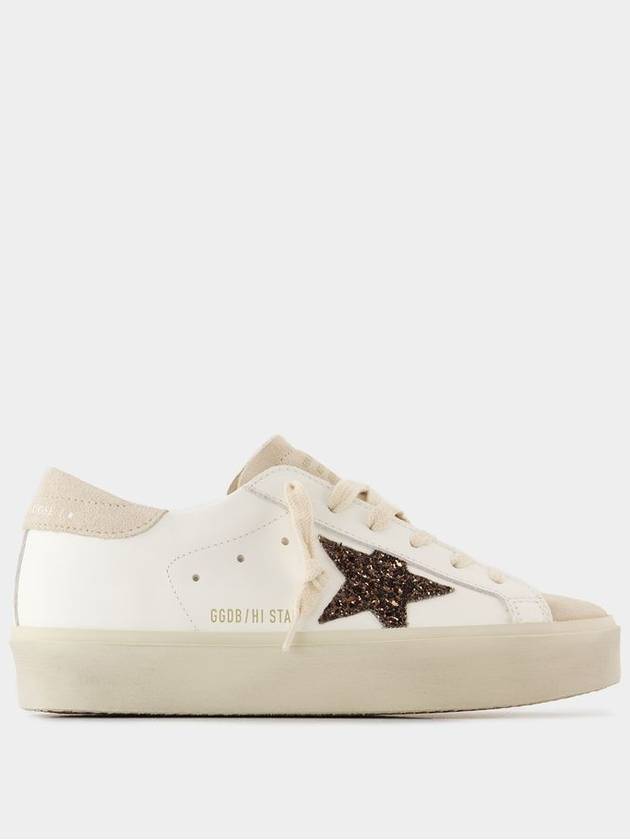 Hi Star Sneakers - Golden Goose Deluxe Brand - Leather - White/Beige - GOLDEN GOOSE - BALAAN 1