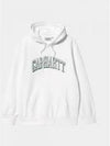 Scrawl Logo Print Hoodie White - CARHARTT WIP - BALAAN 2